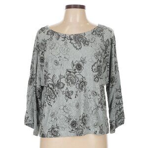 Silver floral bryn Walker top L